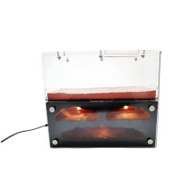 Eco-Friendly Ant Farm with Customizable Lighting - Concrete Anthill Habitat with 3 Independent Lights