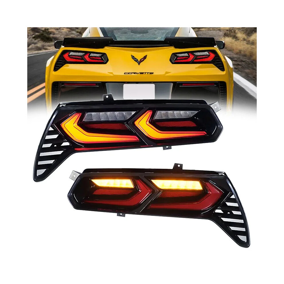Led Taillights C8 Style For 2014-2019 Chevrolet Corvette C7 313054068057