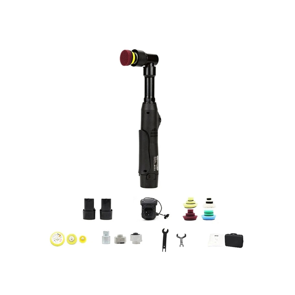 Cordless 12V Dual Action Car Polisher Kit With Sponge Pads - I For Car Body Detailing 313106083076