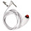 20-Pack 6.35mm Nurse Call Cables with Push Button Switch for Emergency Call Devices 1