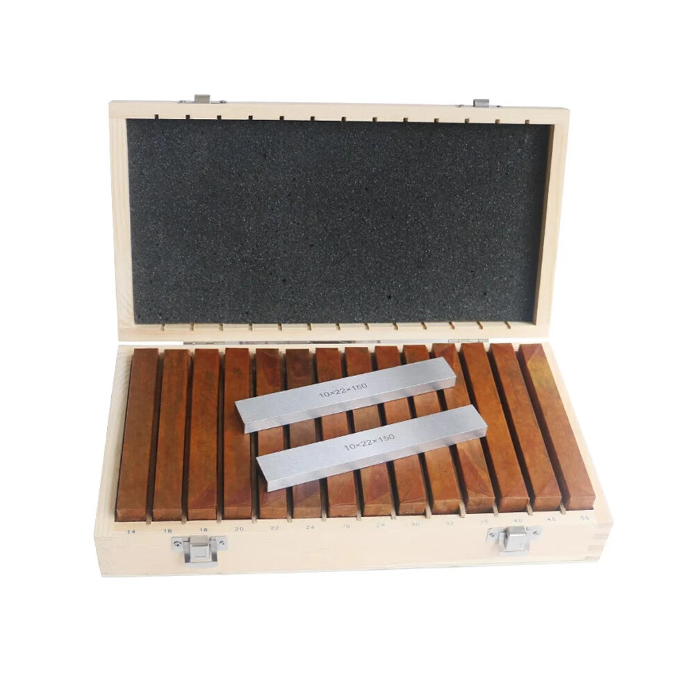 Precision Parallel Block Set - 28-Piece 150X10mm Thin Bars For Milling & Projects (0.005Mm Accuracy) 313053683626