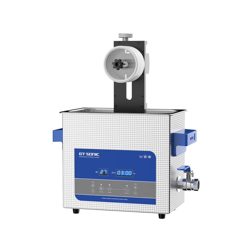 Gt Sonic 6L Ultrasonic Vinyl Record Cleaner With Adjustable Speed Bracket For 12'' Lp And 7'' Ep Records 313110880883