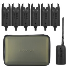 Lixada Wireless Digital Fishing Alarm Set - Bite Sound Alert Kit with Changeable LED Colors & Portable Case