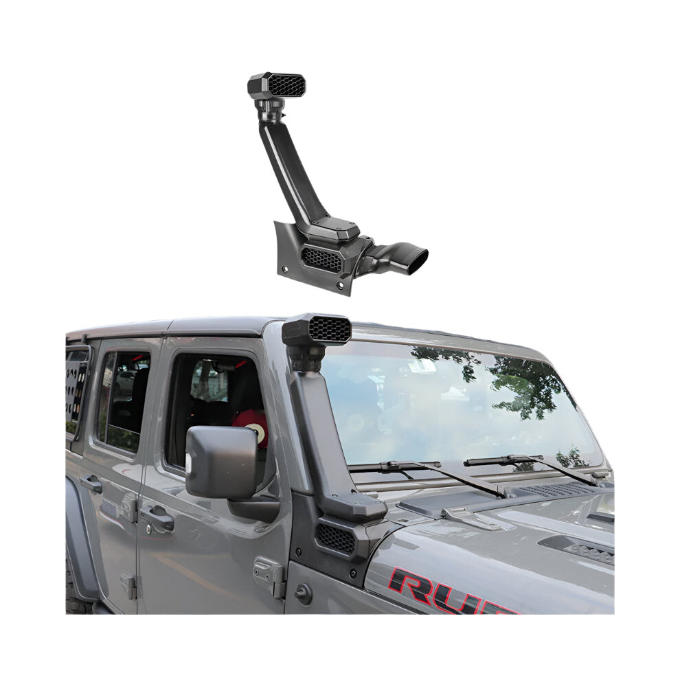 Durable Abs Snorkel For Jeep Wrangler Jl '18 - Enhanced Air Intake For Gasoline Models Black 711181178050