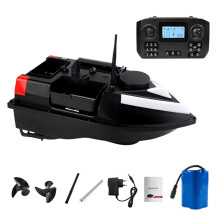 ZV6 RC Fishing Lure Boat - 500m Remote Control Bait Boat with GPS Auto Return, Waterproof Design, and Dual Motors