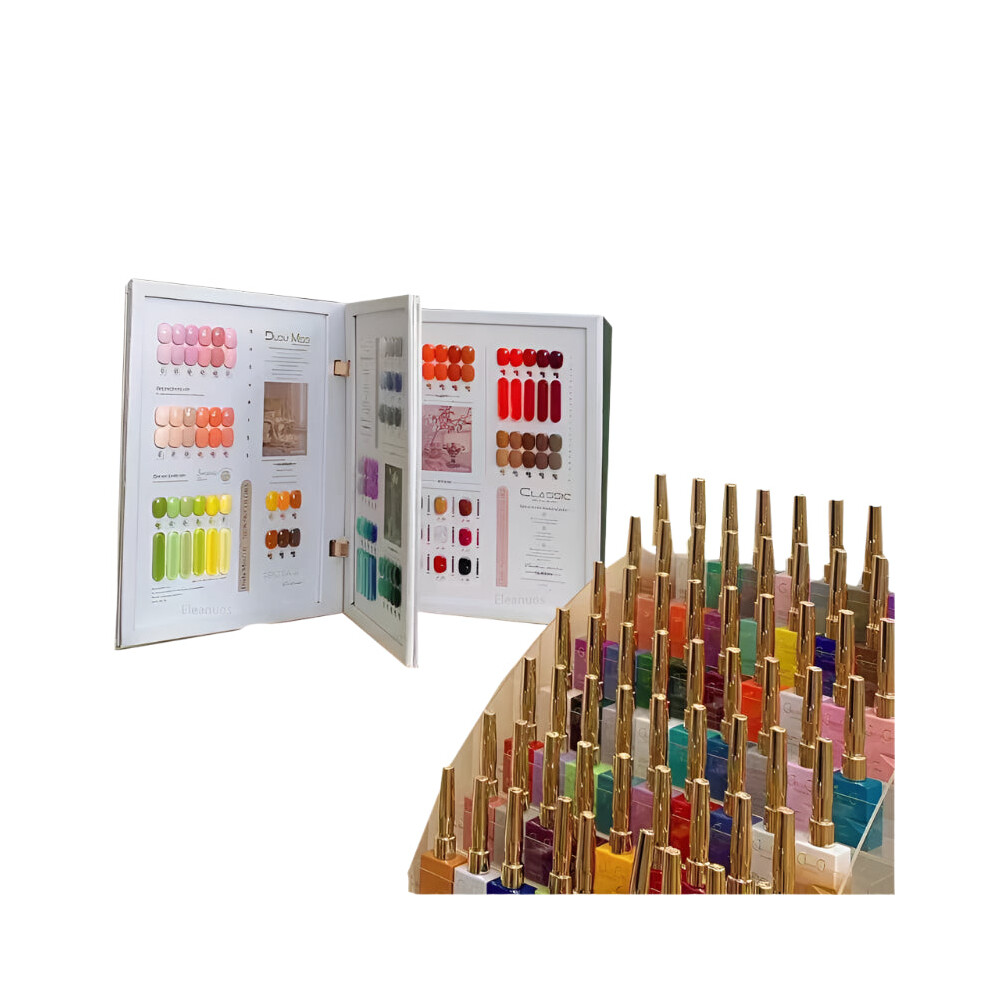 Eleano's Macaron Candy 96-Color Gel Nail Polish Set - 15ml Soak Off UV LED Varnish Kit for Spring & Summer Manicures