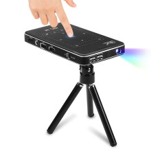 Compact 4K DLP Projector with Android 9.0, 100 ANSI Lumens, 2GB RAM, 16GB Storage, and Bluetooth 5.0 for Home Cinema