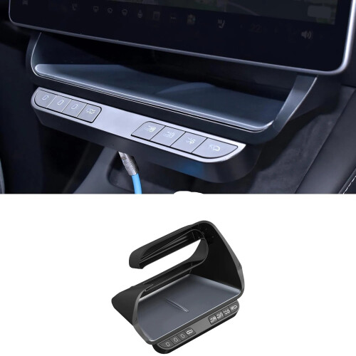 Tesla Model Y & Model 3 Highland 2021-2024 Under-Screen Smart Storage Box with Physical Lock Button Function