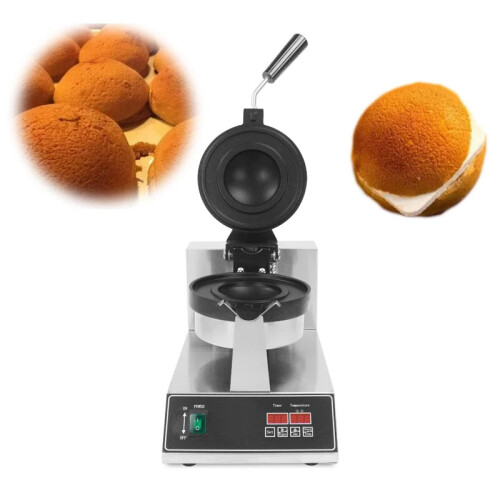 Electric UFO Burger & Gelato Panini Press: Multi-Function Waffle & Sandwich Maker