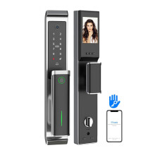 Smart Biometric 3D Camera Door Lock: Waterproof Bluetooth WiFi Fingerprint & Code Access