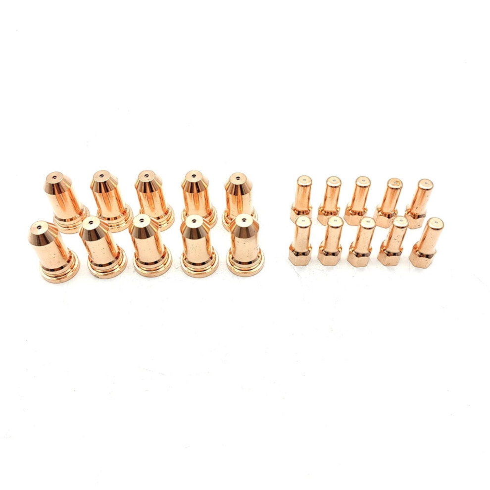 50Pcs Plasma Cutting Torch Consumables: Pt100/Ipt100/Ptm100 Electrodes & 1.5Mm Nozzles 726084419780
