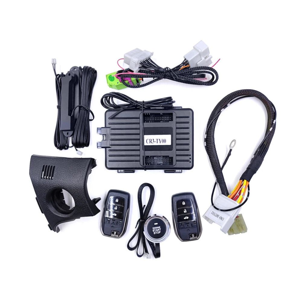 Keyless Entry And Push Button Start System For 2008-2013 Toyota Corolla: Remote Starter & Auto Lock/Unlock 313057290257