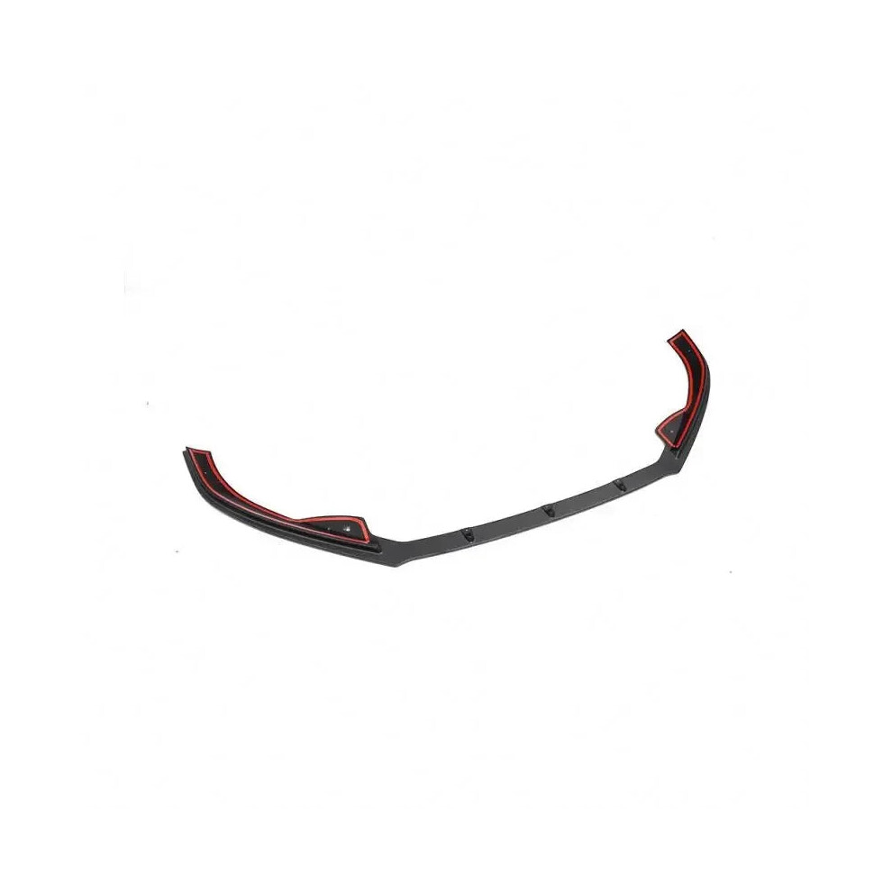Unpainted Front Lip Spoiler For Volkswagen Jetta Mk6 Gli Sedan (2013-2015) 4-Door Black 744759158185