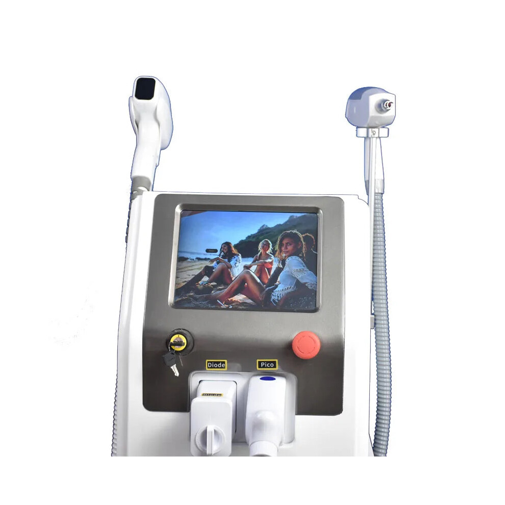 Platinum 3-Wavelength 3000W Diode Hair Removal Machine - Painless Freezing Point Technology, 2-in-1 High Power (755/808/1064mm)