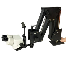 Ultra-Clear 7x 45x Jewelry Microscope with Flexible Stand for Precision Diamond Setting