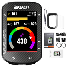iGPSPORT BSC300 Wireless Bike Speedometer with Bluetooth GPS Navigation & ANT+ Odometer