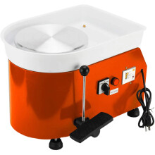 Compact 9.8-Inch Electric Pottery Wheel - 350W DIY Ceramic Crafting Tool for Clay Artists