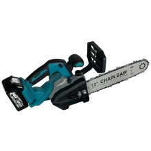 Kamolee 12-Inch Brushless Cordless Electric Chainsaw with Lubricating Oil and Lithium Battery - I for Wood Cutting and Garden Work