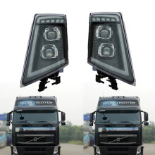 Premium LED Headlight Pair for Volvo FH13/FH16/FM460/FH500 Trucks - OEM 21323108/21035638