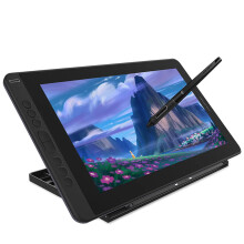 Kamvas 13 Black Graphic Drawing Tablet Monitor with Full Lamination, 120% sRGB Gamut, 266 PPS, and Express Keys by Huion