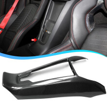 Premium Carbon Fiber Wireless Charging Seat Trim for Chevrolet Corvette C8 Stingray Coupe 3LT Z06 (2021-2025)