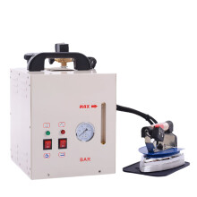 Industrial High-Power Steam Iron with Boiler - Perfect for Garments, Curtains, and Dry Cleaning Shops