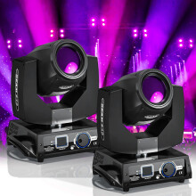 Dynamic 230W Moving Head Lights - 16CH DMX512, Sound-Activated, Perfect for DJ Events, Concerts, Weddings, and Nightclubs