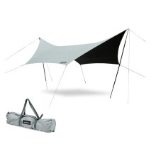 Naturehike Waterproof Hexagonal Camping Awning - UPF50 Sunshade Tarp for Outdoor Picnic, Beach, and Tent Use (520x420cm)