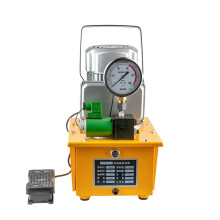 Hogedruk elektrische hydraulische oliepomp met magneetventiel en voetschakelaar - 220V/380V