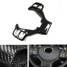 Real Carbon Fiber Steering Wheel Panel Cover Trim for Lexus IS250/IS350 (2015-2021), RC, NX Models