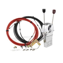 Dual Lever Marine Throttle & Gear Control Box for Morse Type Boats