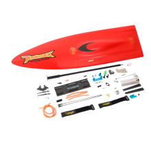 Tenshock Scord VI Carbon Fiber RC Boat Kit with Motor, ESC & Propeller - High-Speed Electric Remote Control for Kids & Adults