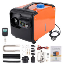 Versatile 8kW Diesel Air Heater: 12V/24V/220V All-In-One with Silencer & Remote for Cars, Trucks, Boats, RVs & Parking