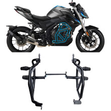 Durable Steel Engine Bumper Guard Crash Bars for Loncin Voge 500R LX500R - Safety and Styling Accessory