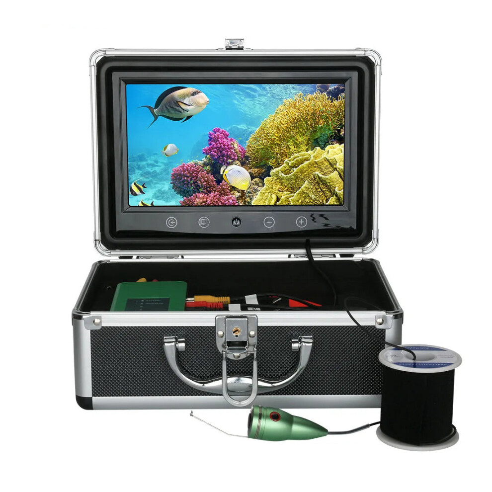 9-Inch Touchscreen Fish Finder With Night Vision & Remote Control - Ip68 Waterproof Underwater Camera For River & Sea Fishing White 744110971354