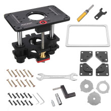 Enjoywood GD7 Pro Router Lift with 65mm & 69mm Fence Combination - Precision Woodworking Tool for Enhanced Table Stability