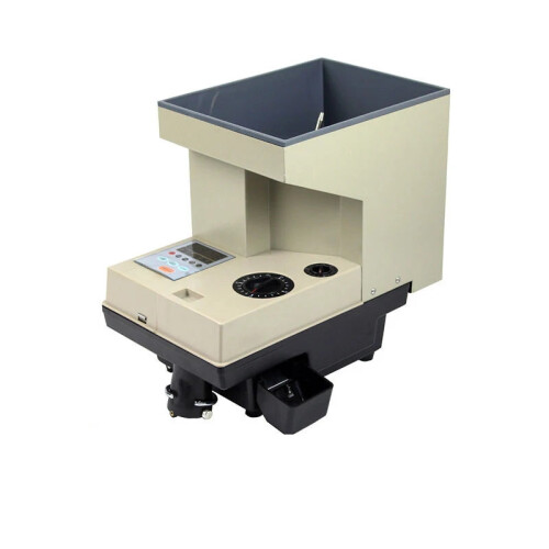 High-Speed CS 400 Coin Sorting & Banknote Counting Machine - Automatic Electronic Equipment for 1000-1500 Sheets