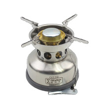 Stainless Steel Multi-Fuel Portable BBQ Furnace - Maintenance-Free Outdoor Grill for Camping & Hiking