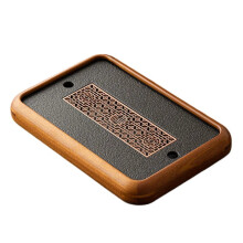 Elegant Solid Wood Tea Tray with Drainage & Water Storage - Luxury Kung Fu Teaware for Office & Home