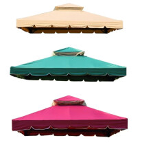 Durable 3x3 Meter Outdoor Gazebo: Rainproof Tarpaulin with Four-Corner Umbrella Design for Events & Advertising
