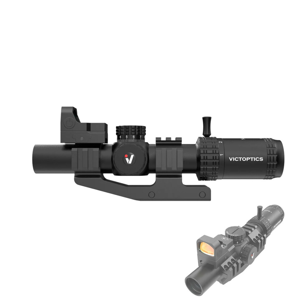 Victoptics S6 1-6X24 Sfp Riflescope - Illumination, Turret Lock System, Wide Field Of View, Designed For Ar-15 .223/5.56 Red/Green 313051123148