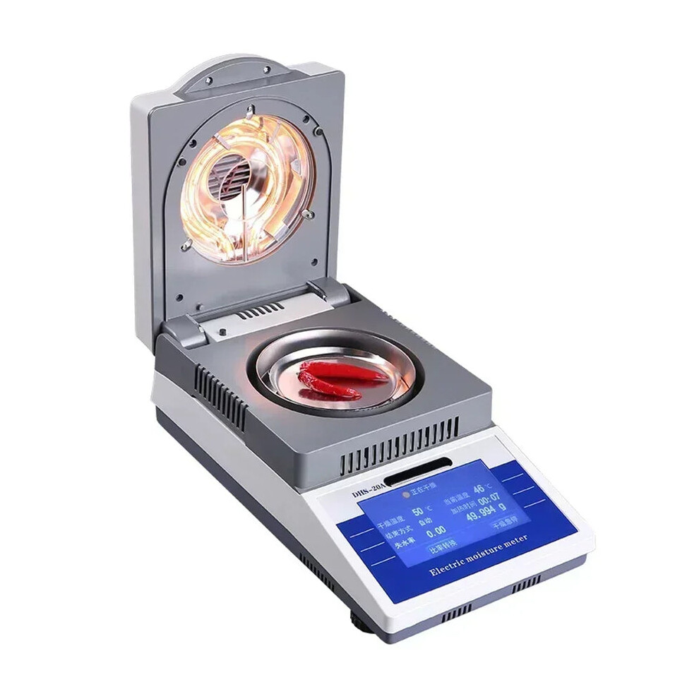 High Precision 110G/0.001G Touch Screen Halogen Moisture Analyzer For Laboratory Use 744110211689