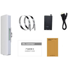 High-Performance 2-Pack Outdoor Wireless AP Bridge - 900Mbps, 5.8GHz, 5km Range, 12dBi Wi-Fi Antenna, Nanostation CPE CF-E313AC