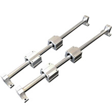 2-Piece Optical Axis Guide Rail & Sliding Table Set with Accessories for Woodworking
