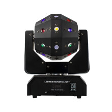 Dynamic 2-Pack LED 16x3W RGBW Stage Football Lights - Perfect for Karaoke, Nightclubs, DJ Discos, and Parties