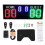 Portable 6-Digit LED Electronic Scoreboard with Multi-Function Digital Display and US Plug 1