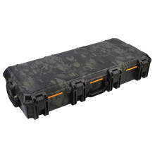 Rugged Tactical Camo Storm Rifle & Shotgun Case - 39 Waterproof, Shockproof, Wheeled Hard Case with Pre-Cut Foam for Airsoft & Tools