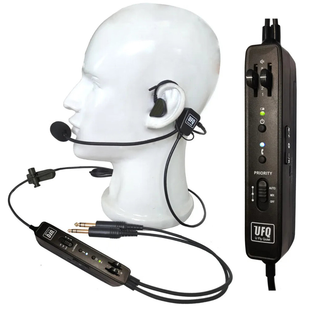 Ufq Bt L1 In-Ear Aviation Headset: Bluetooth 5.0, Superior Comfort, Exceptional Sound & Clear Communication 744110213379