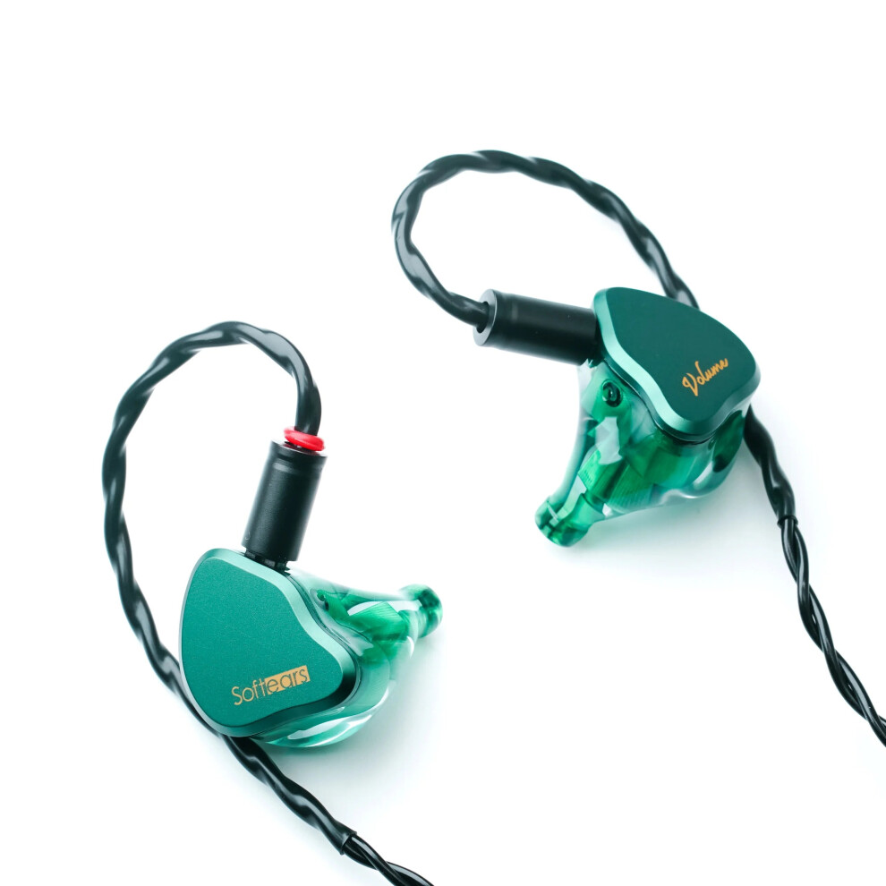 Softears Volume Triple Driver Hybrid Earphones - 1Dd + 2Ba Iems With 2-Pin 0.78 Cable & 3.5Mm Jack For Audiophiles 313113311322