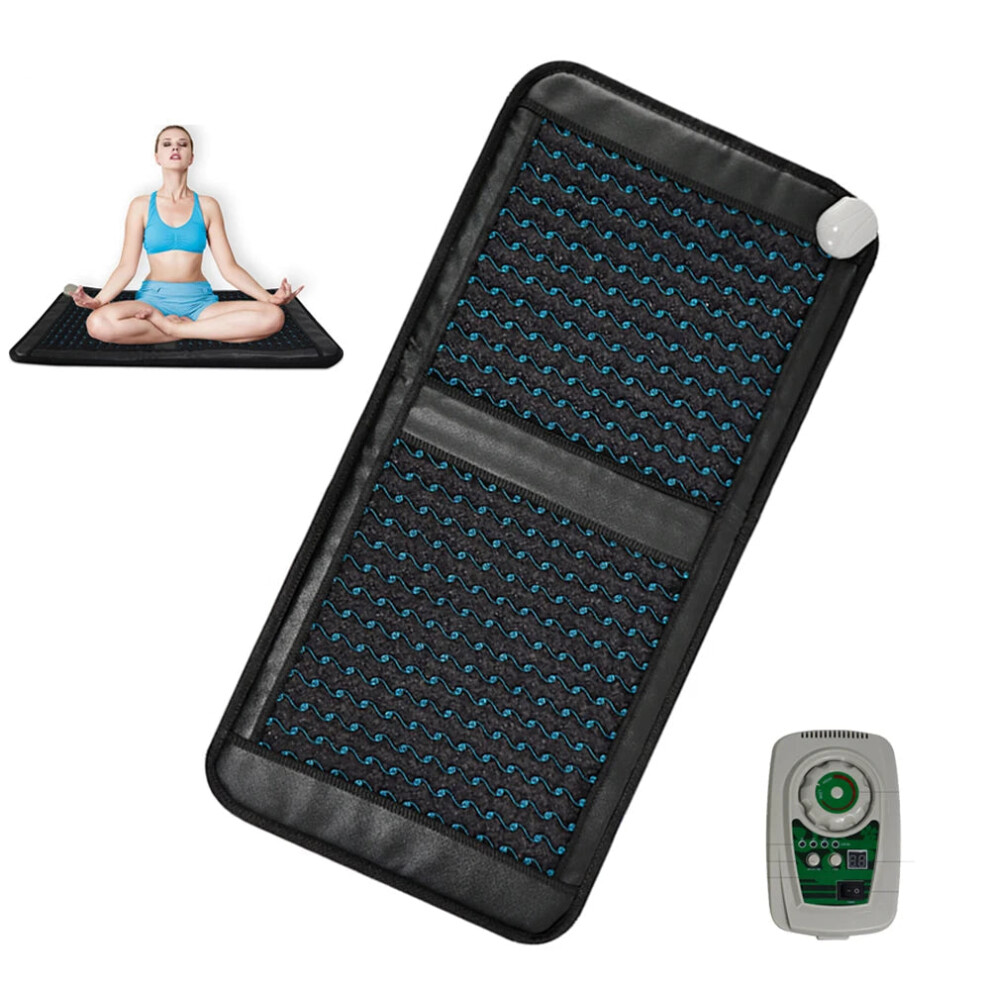 Amethyst Tourmaline Crystal Heating Pad with Far Infrared & PEMF Therapy for Energy Recovery